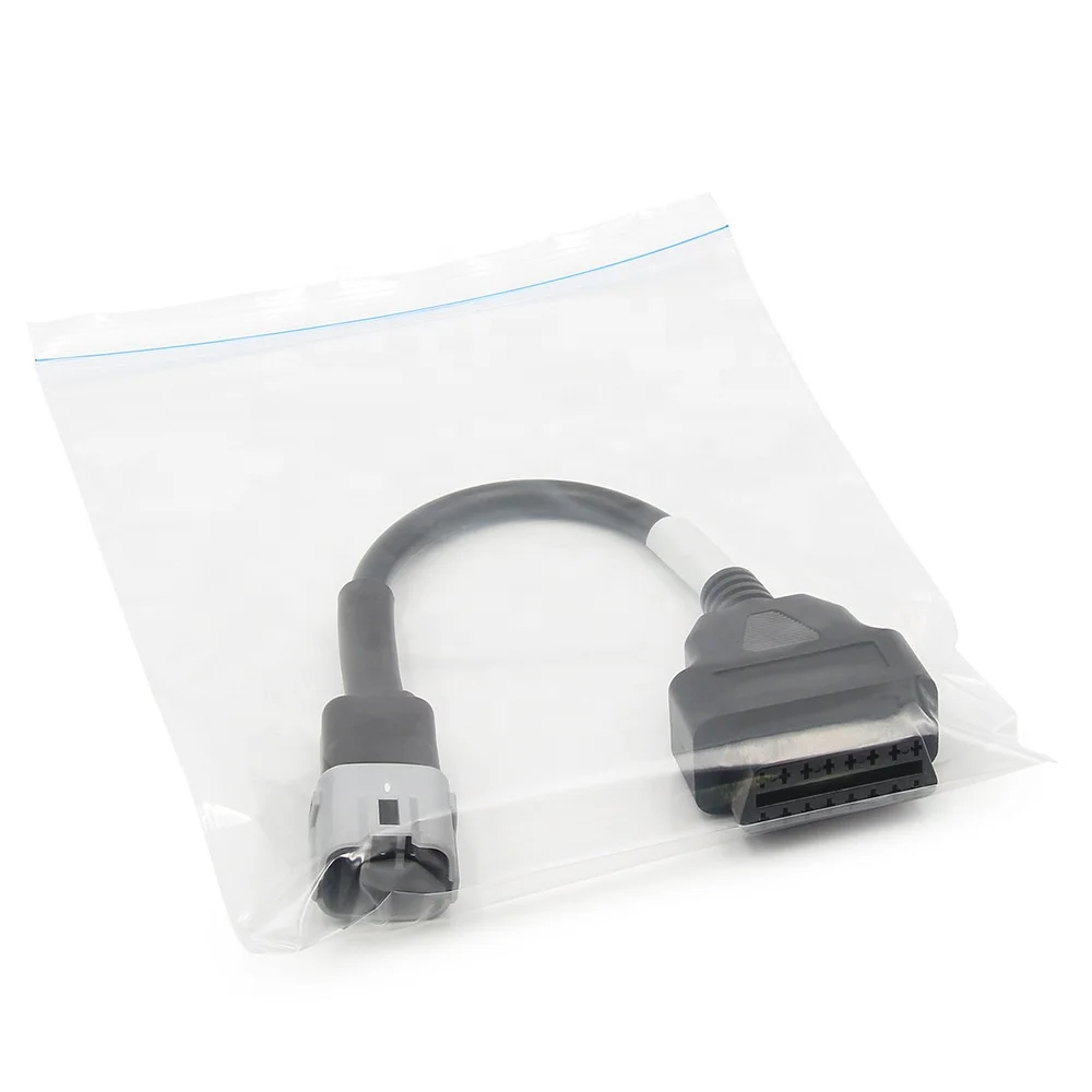 Wholesale OBD2 16 pin to 6 Pin OBD adapter for SUZUKI motorcycle Motorbike diagnostic OBDII Cable
