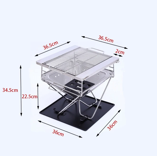 Производитель гриля для барбекю портативный гриль Настольный фабрика из нержавеющей стали китайское праздничное семейное