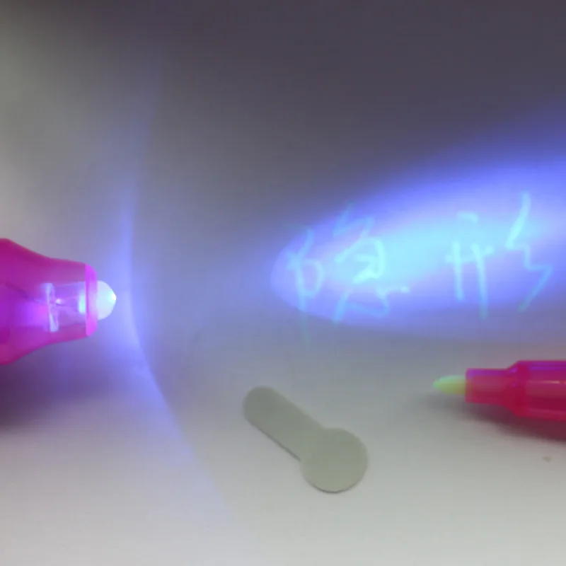 Invisible Ink Pen With Light Magic Spy Pen For Secret Message,Birthday Party,And Kids Halloween Goodies Bags Toy