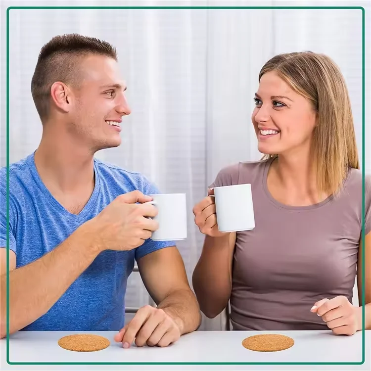 Free Samples Custom Coffee Blank Pallet Cup Mat Sublimation Coasters for Drink Square Wood Coaster