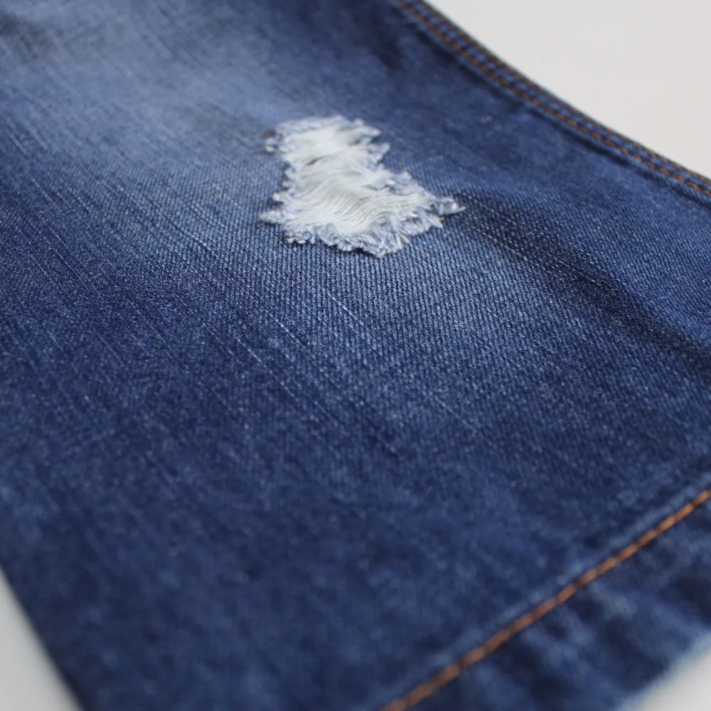 new China supplier cotton polyester denim fabric stock lot