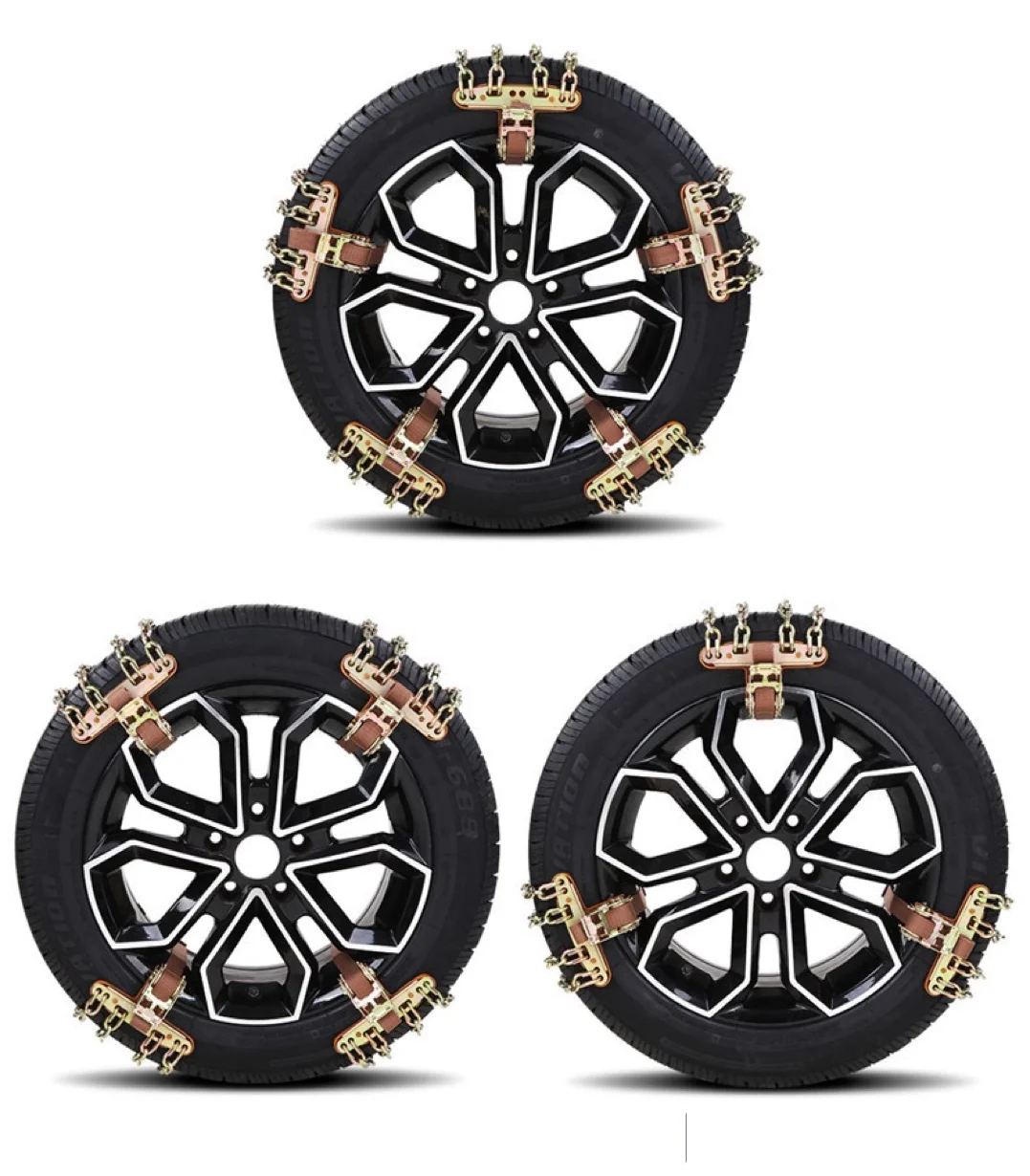 Hot Sells General Purpose Sedan SUV Emergency Chain Snow Tire Car Chains Skid Chains for Car Tires