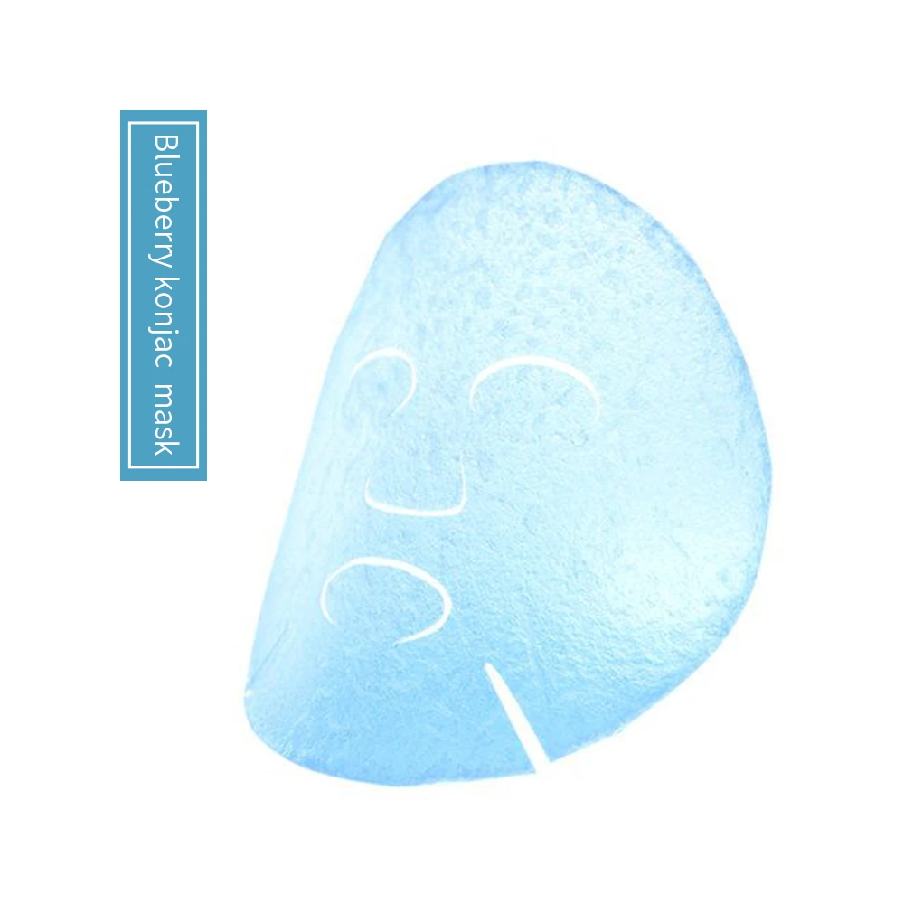 Bebevisa moisturizing silk fibroin face mask peppermint organic beauty cosmetic cleansing tools sustainable konjac face mask