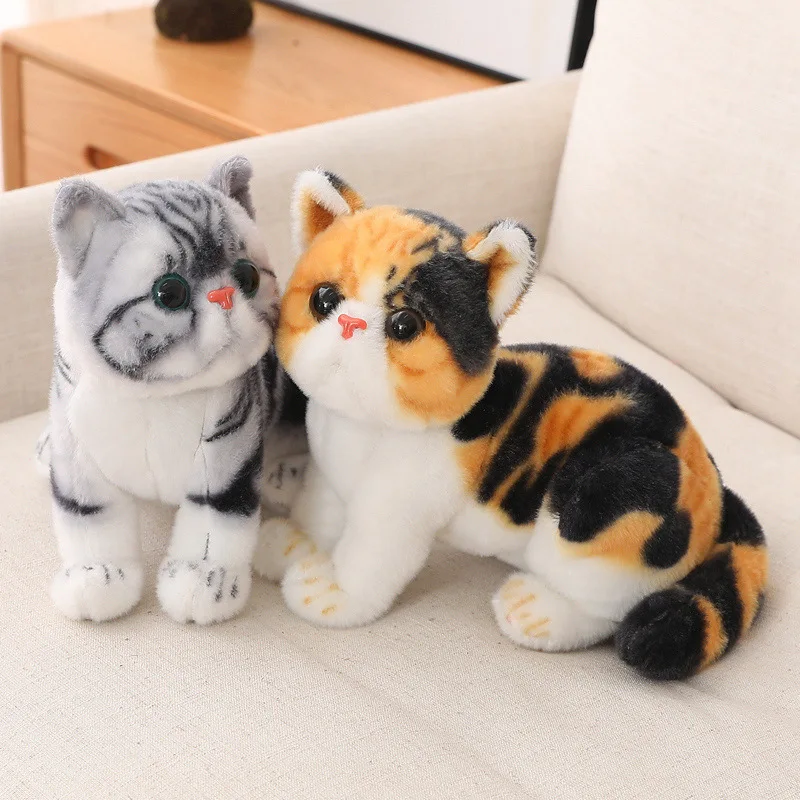 Новая популярная игрушечная игрушка для кошек милый маленький кот Плюшевая Кукла Детская Удобная подушка животных