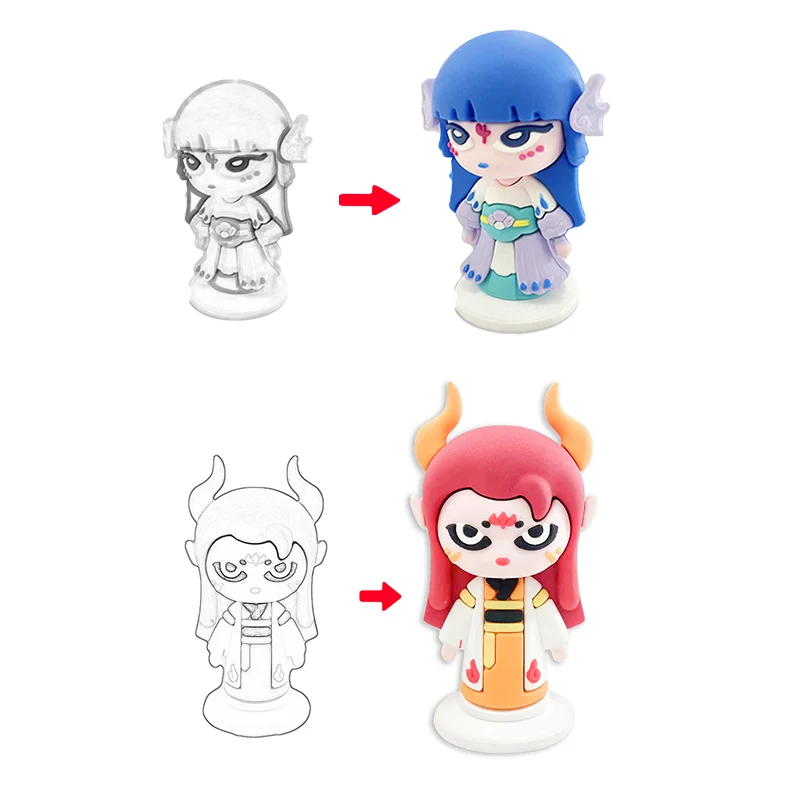 winnel japanese girl anime figures custom pvc 3d japan make-custom-action-figures miniature figurines custom