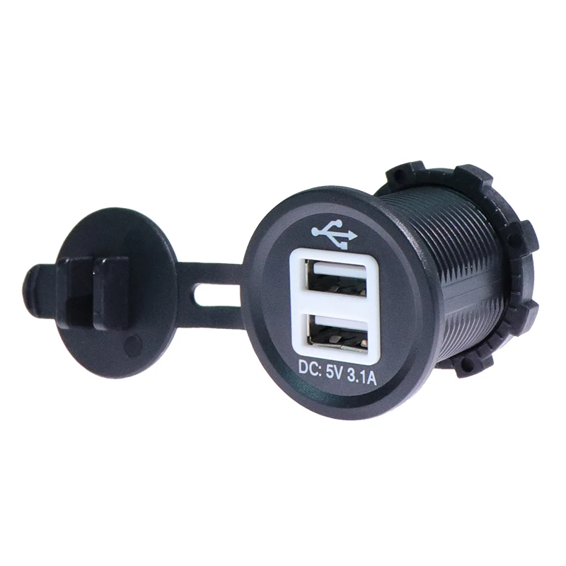  DS2013-2-3.1A 12V розетка USB автомобильная для автомобиля
