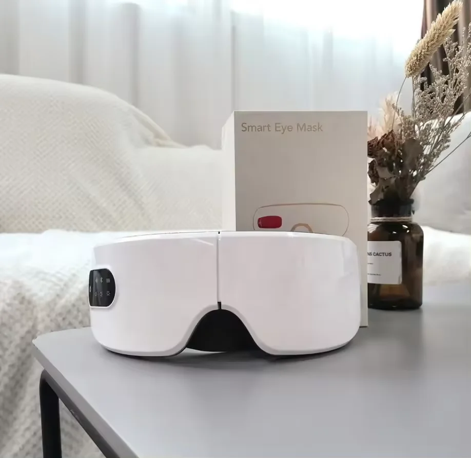 New Products Hot Sale High Frequency Eye Massage Stress Relief Vibration Machine Eye Massager with Adjustable Heat