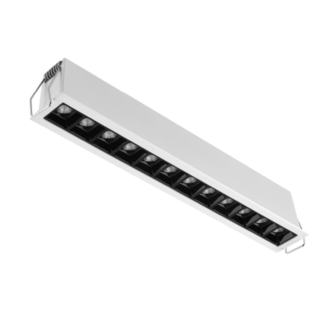 New design 12w 24w 36w wall washer smd architectural mini surface rectangular embedded anti-glare linear light downlight