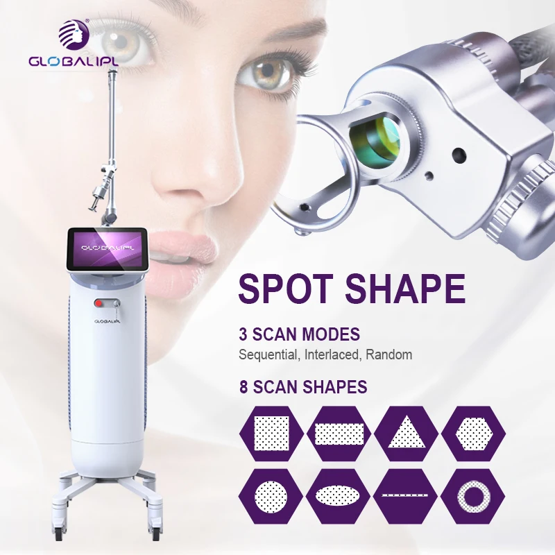 60w medical co2 fractional laser device for skin refurfacing wrinkle removal and skin rejuvenation beauty machine