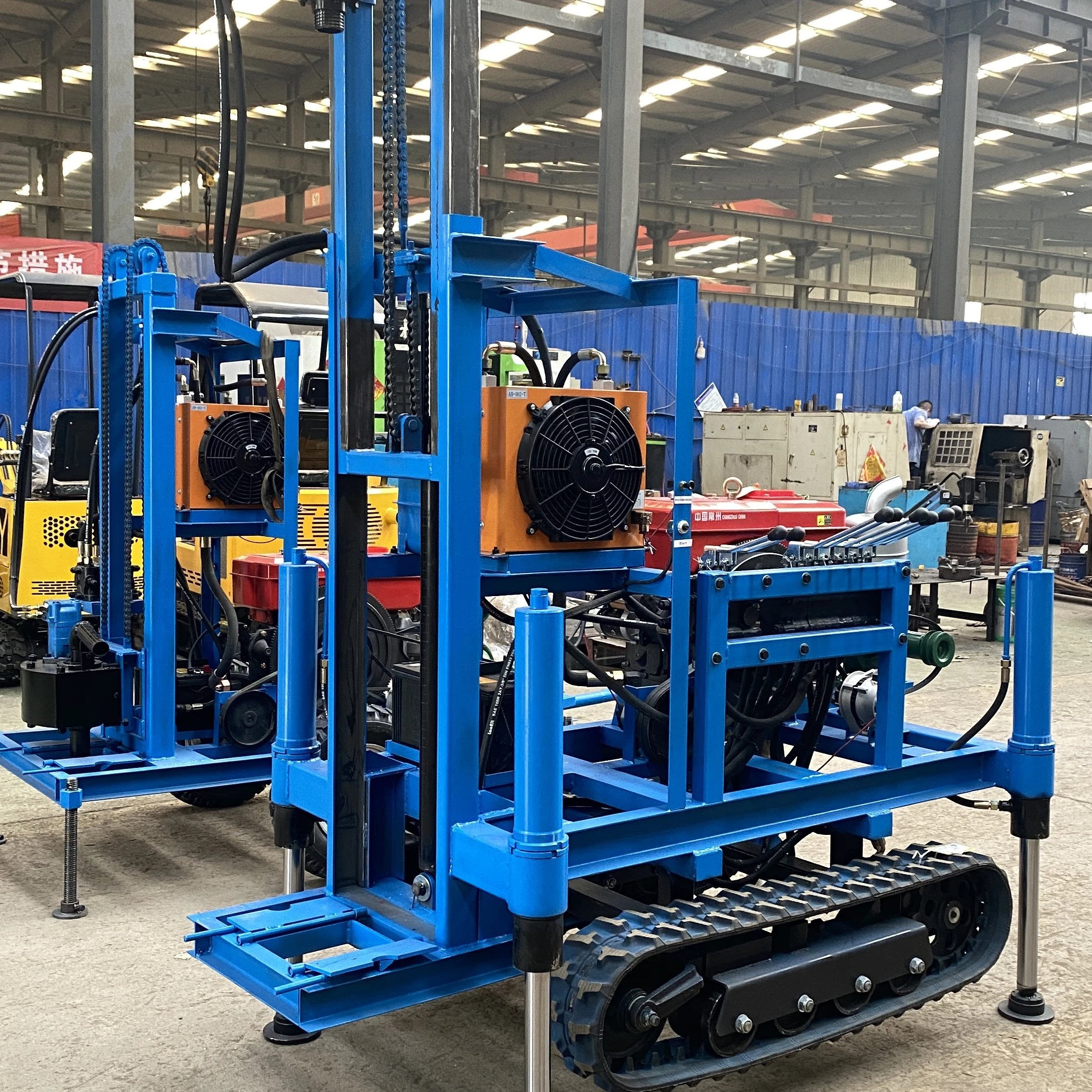 Fast Delivery 120 Meters With Mud Pump for Underground 130m Borehole Water Well Drilling rig