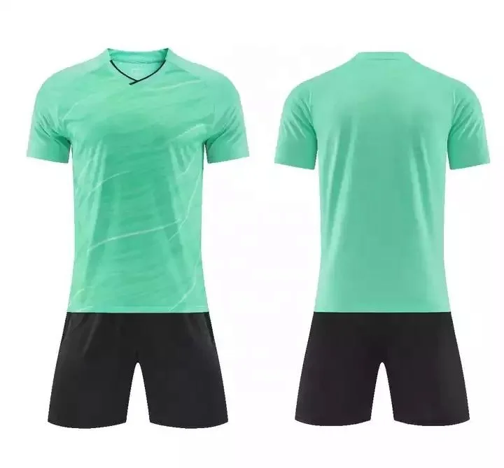 New Design V-neck Blank Football Jersey Breathable Soccer Team Jerseys Uniform Soccer Jersey