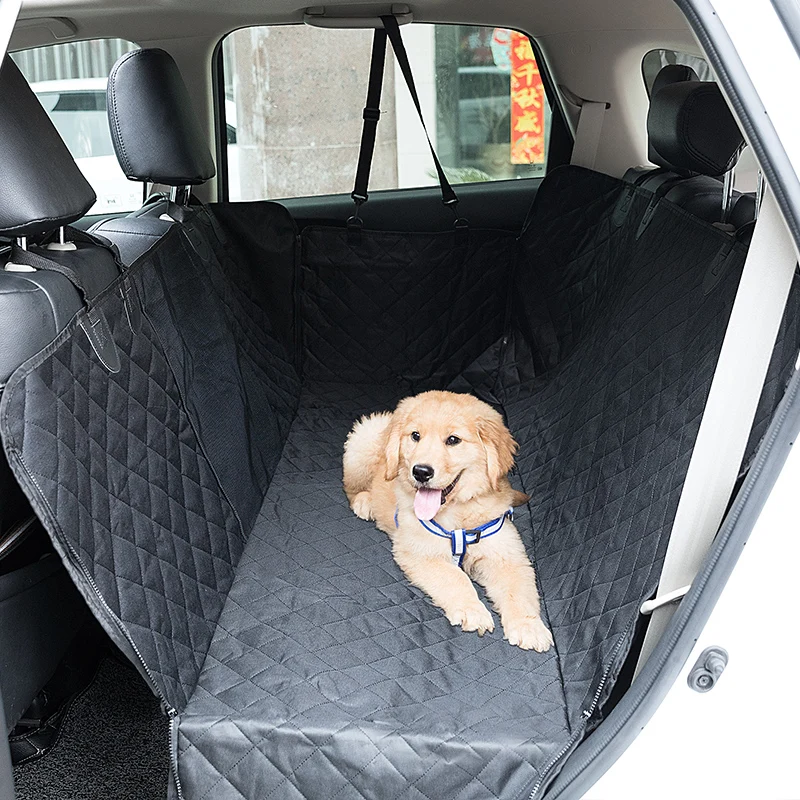 
2019 Hot Sale 600D And 210D Oxford 80G Cotton Non-slip Net Washable Dog Cat Car Mat Pet Car Seat Cover 