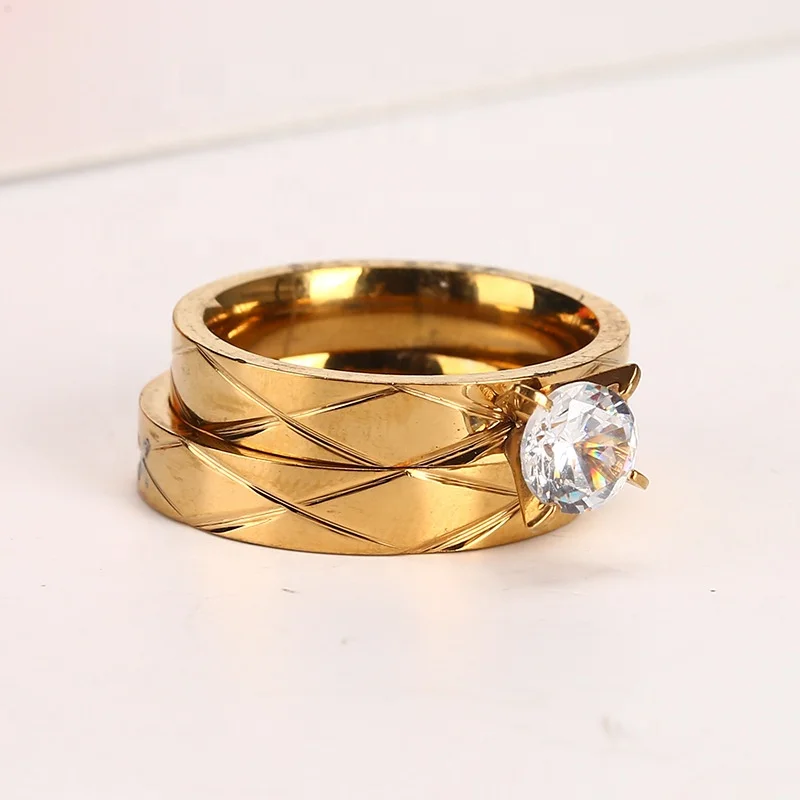 Cheapest Factory Price Rings Stainless Steel For Women Plated Stainless Steel Gold Rings