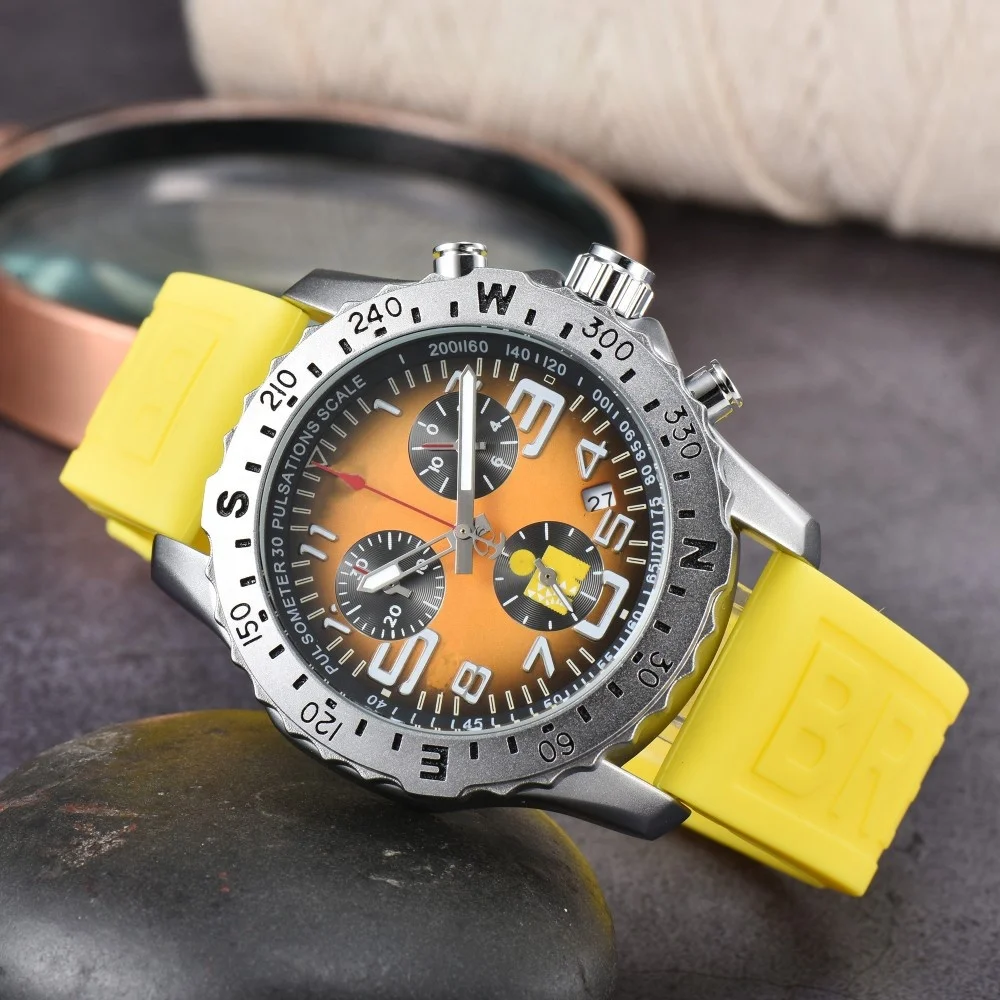 New Arrival Bracelet Jewelry Endurance Pro Chronograph Silicone Strap 6 Needle Multi -function Quartz Smart Watch for Men