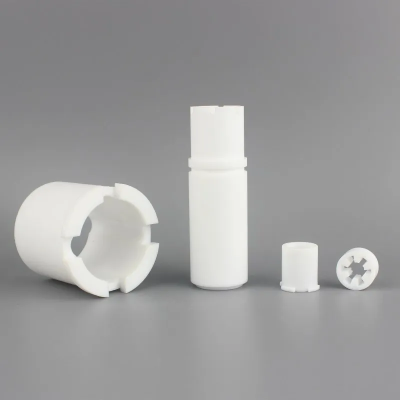 PTFE RPTFE PVDF PFA PPS customize parts peek fittings cnc plastic part