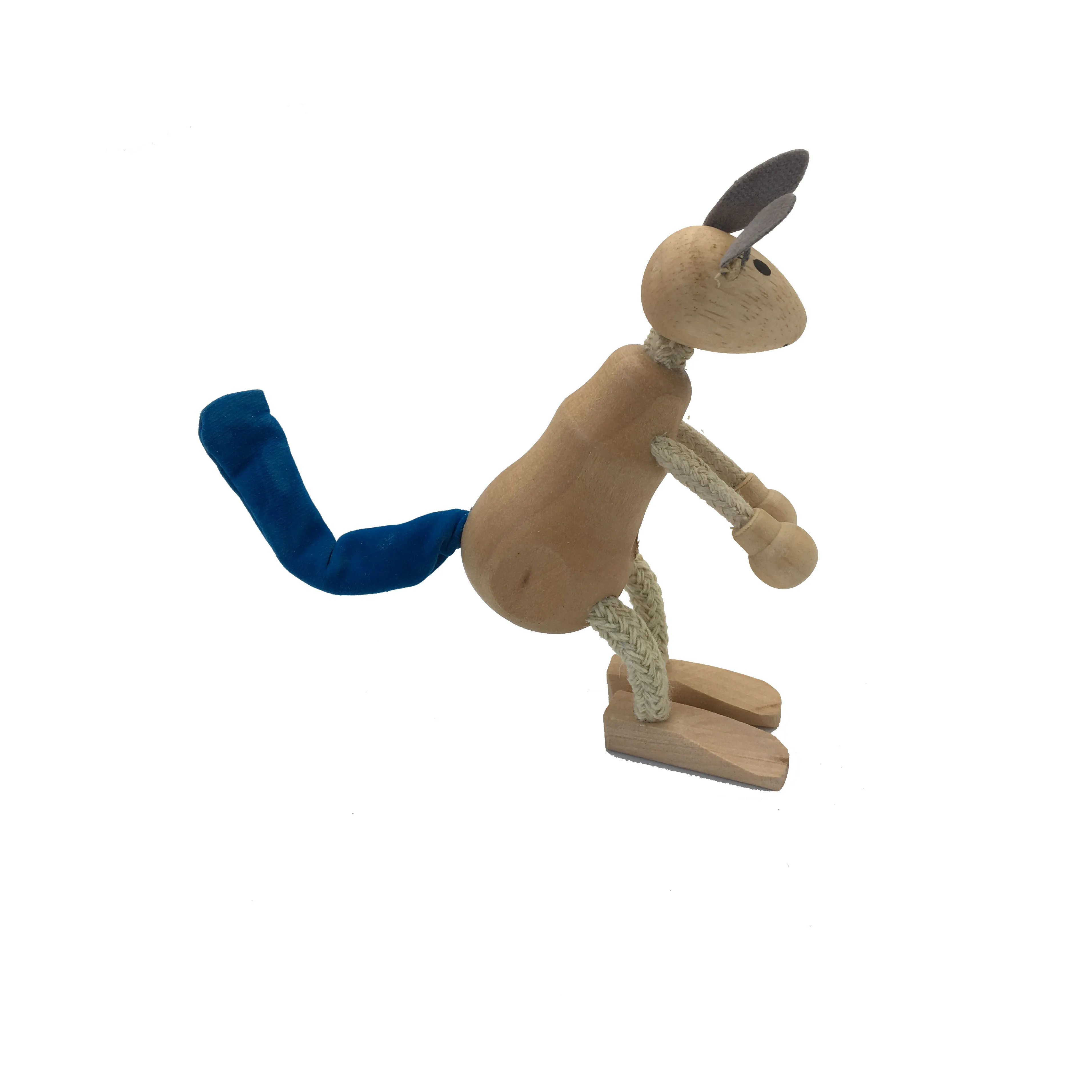 Zebra-Kangaroo-Camel-Deer-Ostrich New wooden Natural world toy Anamals Toy Farm Animals ornaments