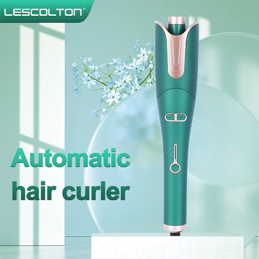 Lescolton  Customized Logo  best sellers professional auto electric hair curler roller automatic hair curling iron