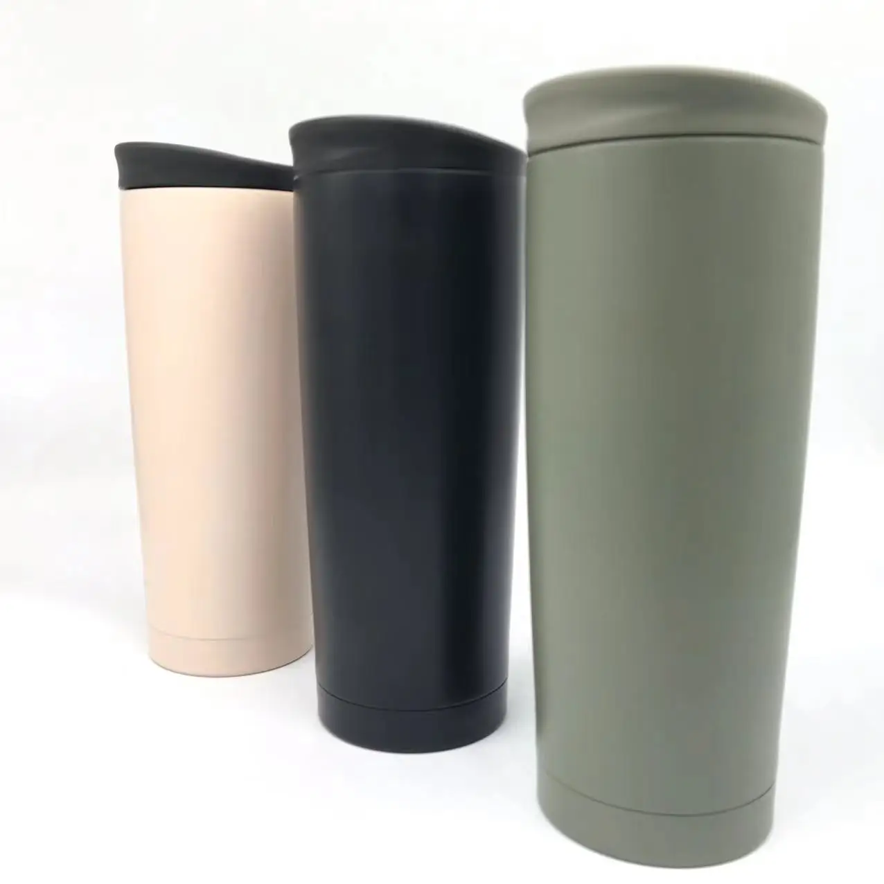Material 304 Stainless Steel Double Wal Vacuum Portable Travel Coffee Mugs With Spill Proof Lid