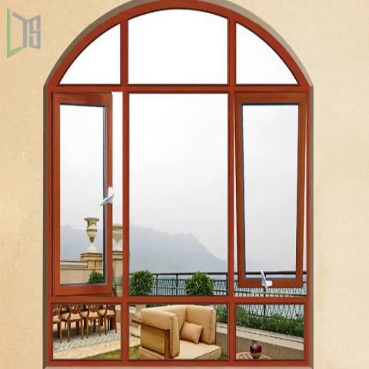 The latest design high quality interior  decoration soundproof casement Window white color soundproof casement glass windows