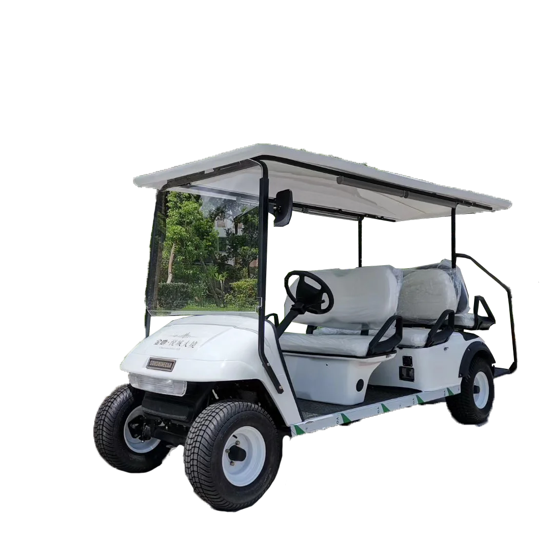 
4+2 Seaters Battery Power Club Car Golf Buggy Electric Golf Cart 