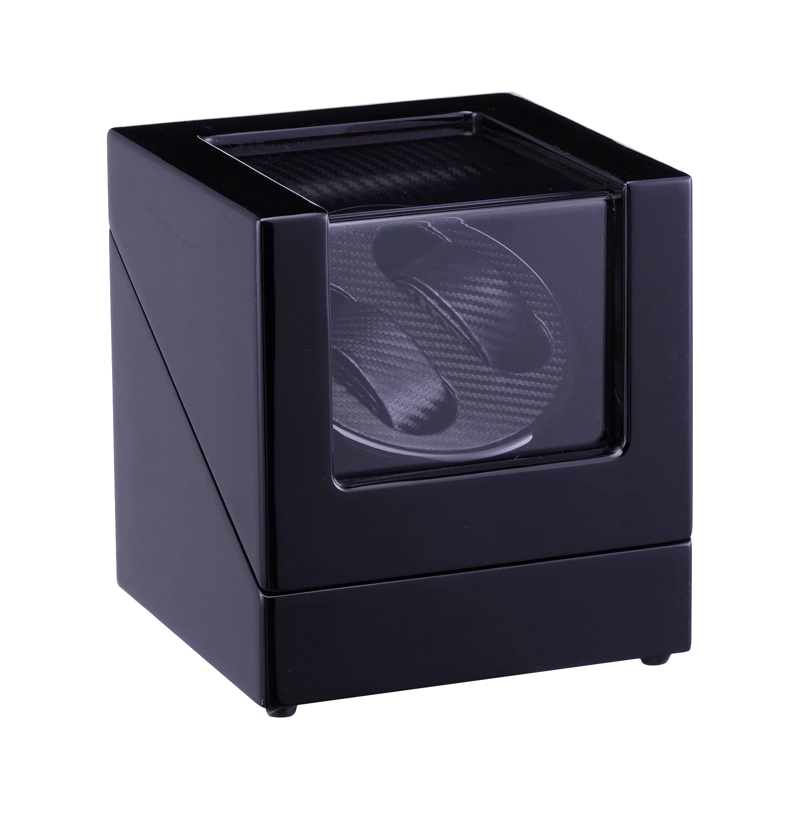 Wooden Automatic watch winder box case safe watch shaker  4 mode direction control 2 slot with open-stop,AC/BATTERY drive