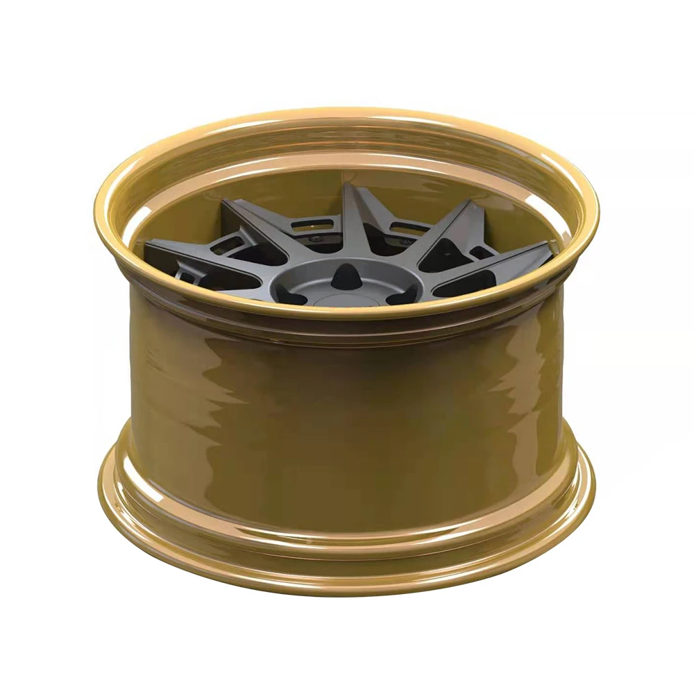 2 piece custom forged wheel aluminum alloy passenger car rims wheels