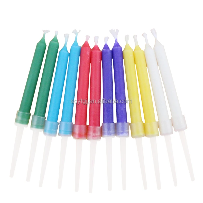
 New wanghong birthday party candle cake creative advertisement surprise rainbow flame candle  