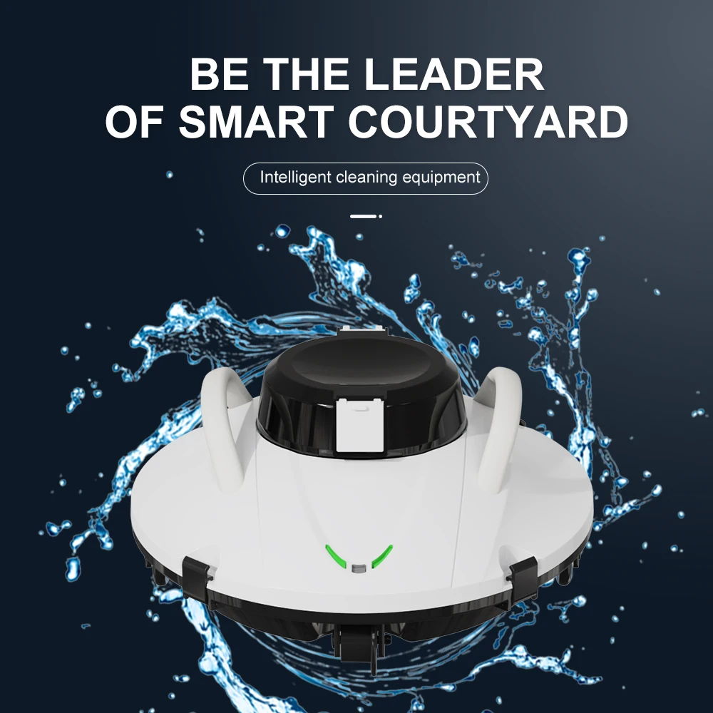 Robotic Swimming Pool Vaccum Cleaner For Pool Self-Parking Smart Pool Hoover Robot Cleaner