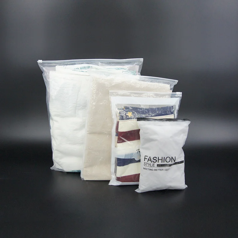 Полиэтиленовый матовый слайдер с логотипом на заказ, пластиковый слайдер с застежкой-молнией, упаковка для футболок, сумка для одежды