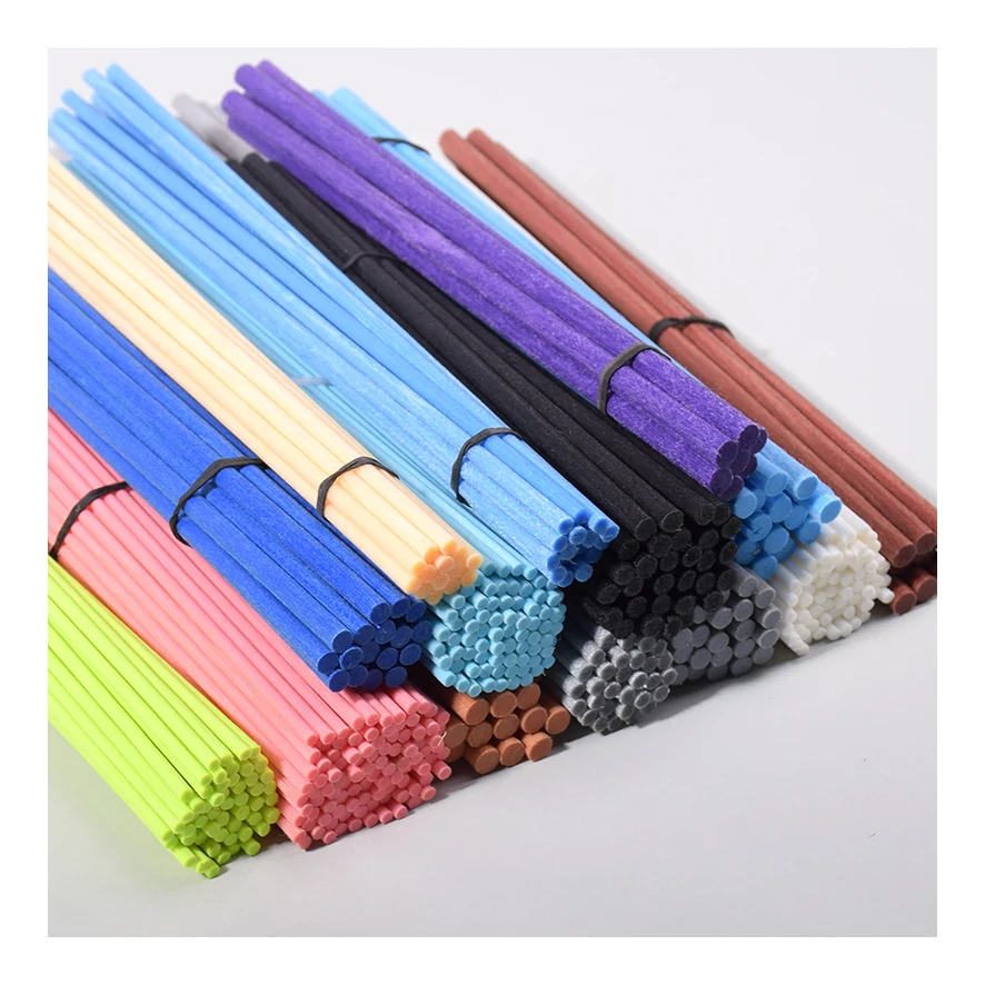 2022 Fashion 9cmx3mm Fiber Sticks Diffuser Aromatherapy Volatile Rod Fragrance Oil Diffuser Black Aroma Fiber Sticks