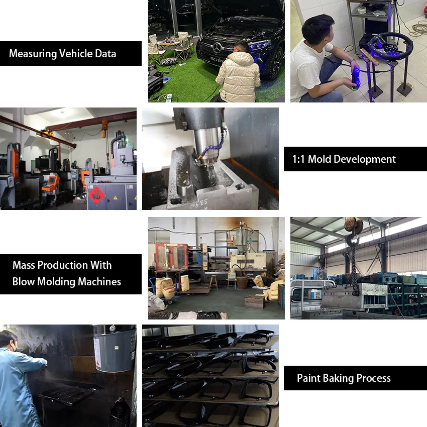 AMP-Z Polo 6R 6C  Gloss Black Plastic Material Rear Mid Spoiler Rear Trunk Spoiler Auto Body Kits For VW Polo 6R 6C 2009-2017