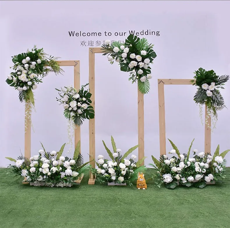Wedding wooden arch decoration backdrop party decorations background for party wedding party events