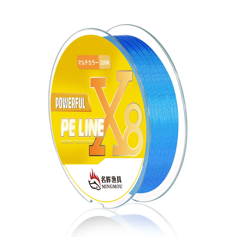 Multifilamen Pe 8 Strand 100m Fishing Gear Line Super Strong
