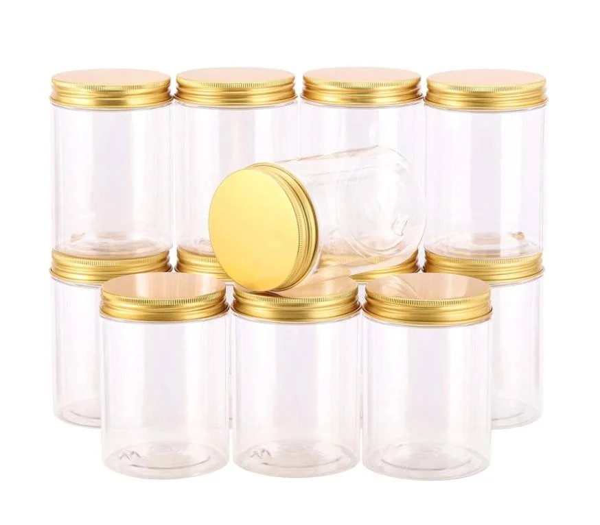 Wide Mouth plastic Mini Canning Jars With Lids For Honey Jam Jelly Baby Foods