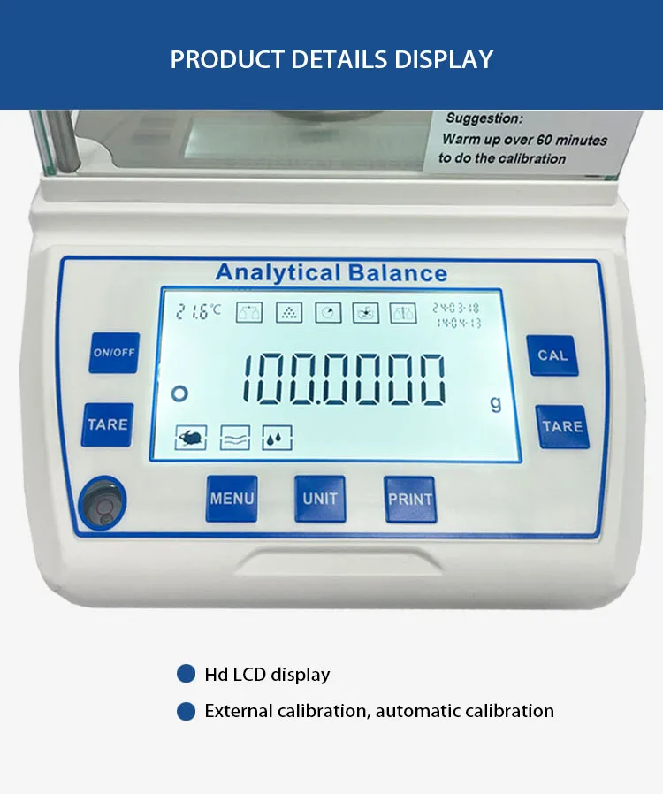Beiheng Manufacturer 0.1mg 0.0001g Precision Lab Analytical Electronic Balance Digital Sensitive Weighing Scales