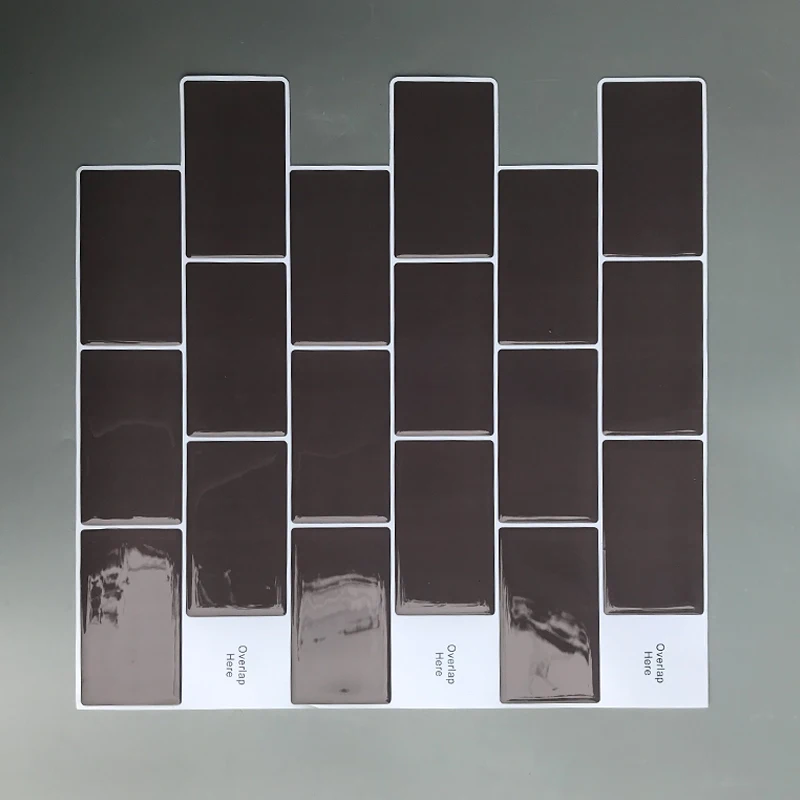 High Quality DIY Brick Subway Tiles Stick on Peel and Stick 3D Wallpaper Backsplash Wall Tiles