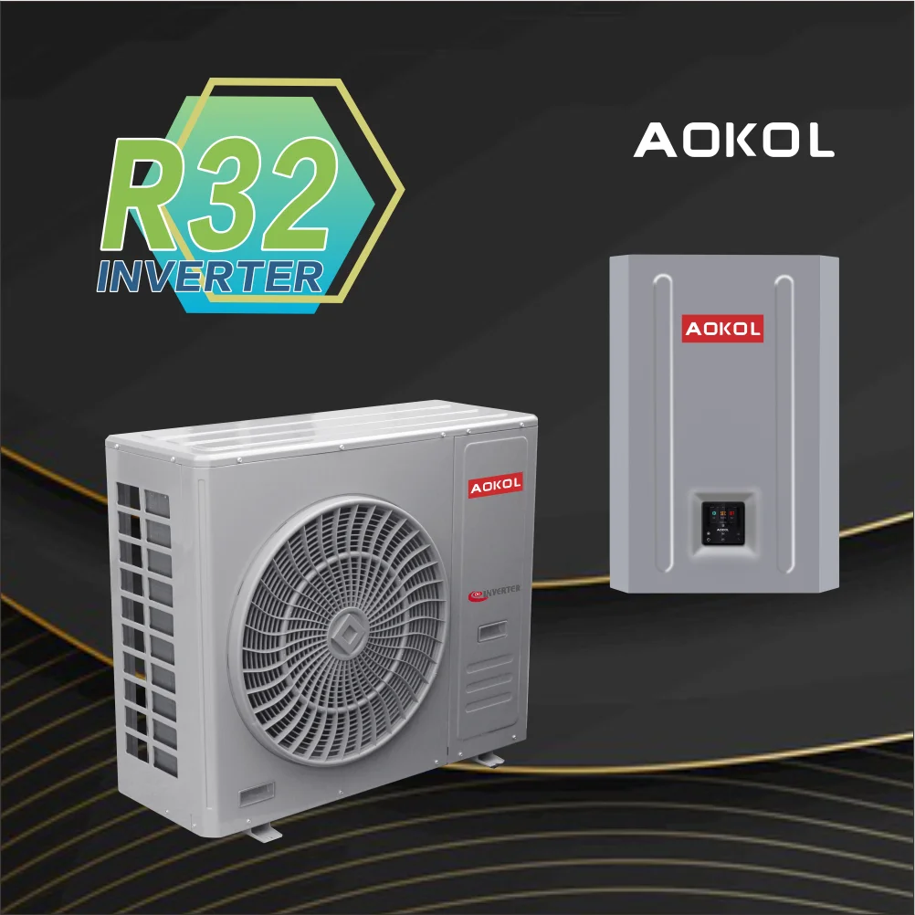 8kW Air to Water Split Air to water Heat pump,R32 gas Erp A+++ WIFI Full DC Inverter EVI China heat pump OEM heat pump factory