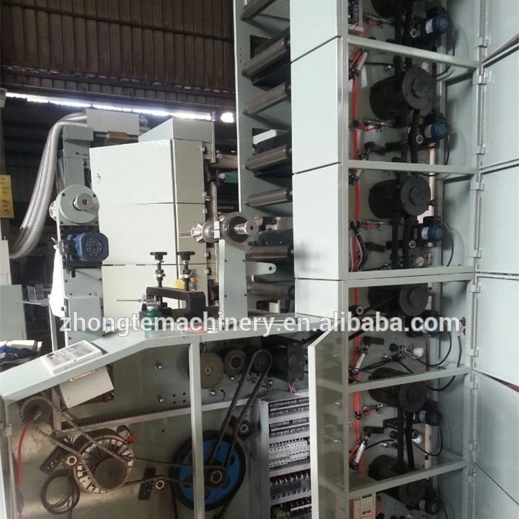 RY-320 Single color stickers flexo printing and die cutting machine and sticker printing machine