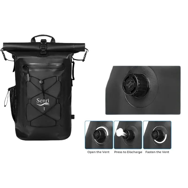 Waterproof Dry Bag Backpack -30L Roll-Top Floating Dry Bag Backpack for Kayaking, Rafting, Boating