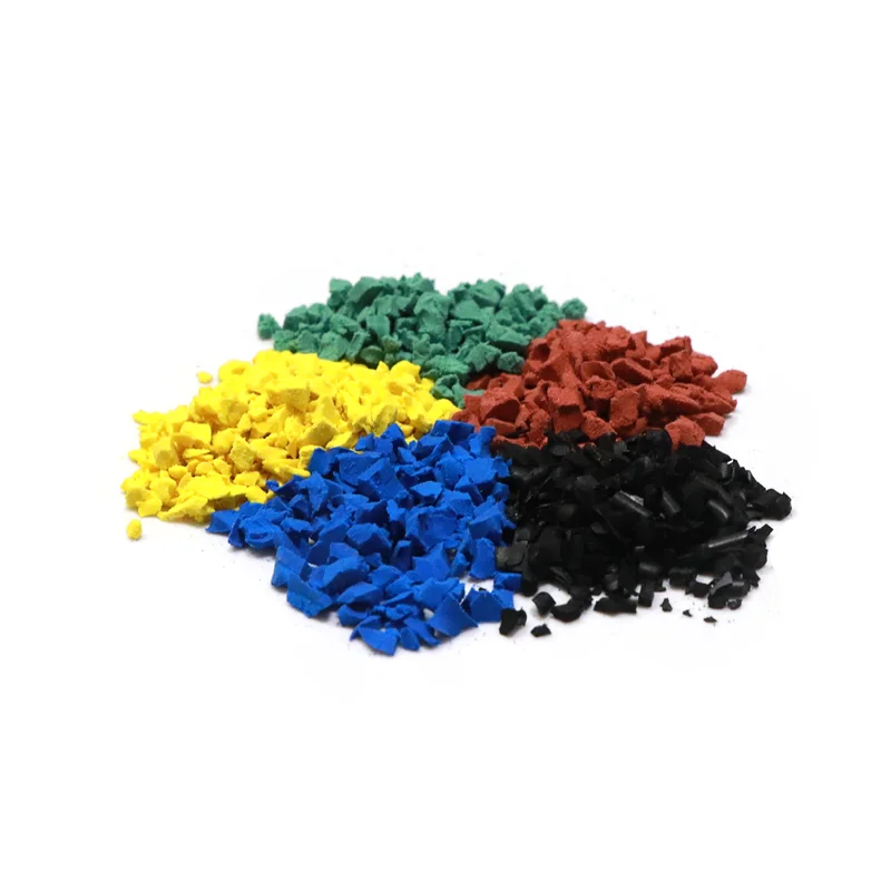 High Quality  SBR  Rubber Granules to Fill the Artificial Lawn Non-toxic Rubber Crumb For Sports Field