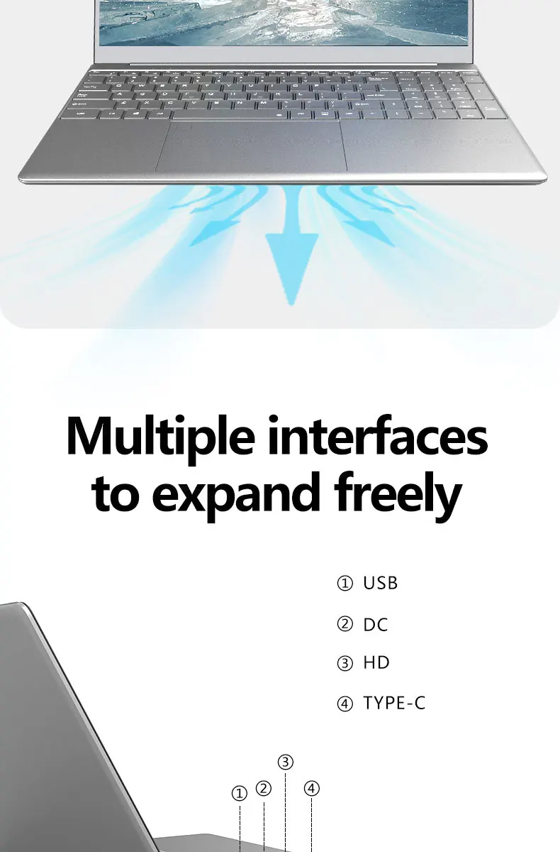 Low Price 12th generation gaming laptop i7 1260P 15.6-inch IPS high-definition metal  laptop