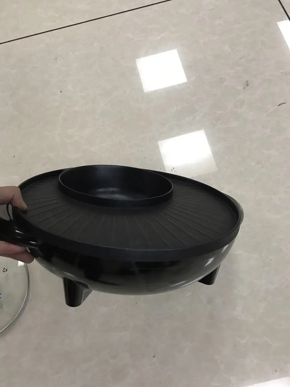 35cm nutril round electric hot pot grill