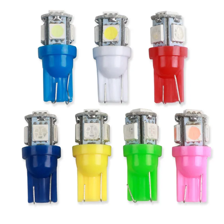 Wholesale price quality assurance super brightness auto 194 /T10 led bulb 5smd led wide angle wedge base