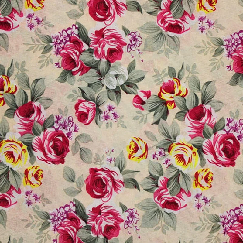 
High Quality 100% Pongee Polyester Peach Skin Printing Recyclable Home Textile Fabric 