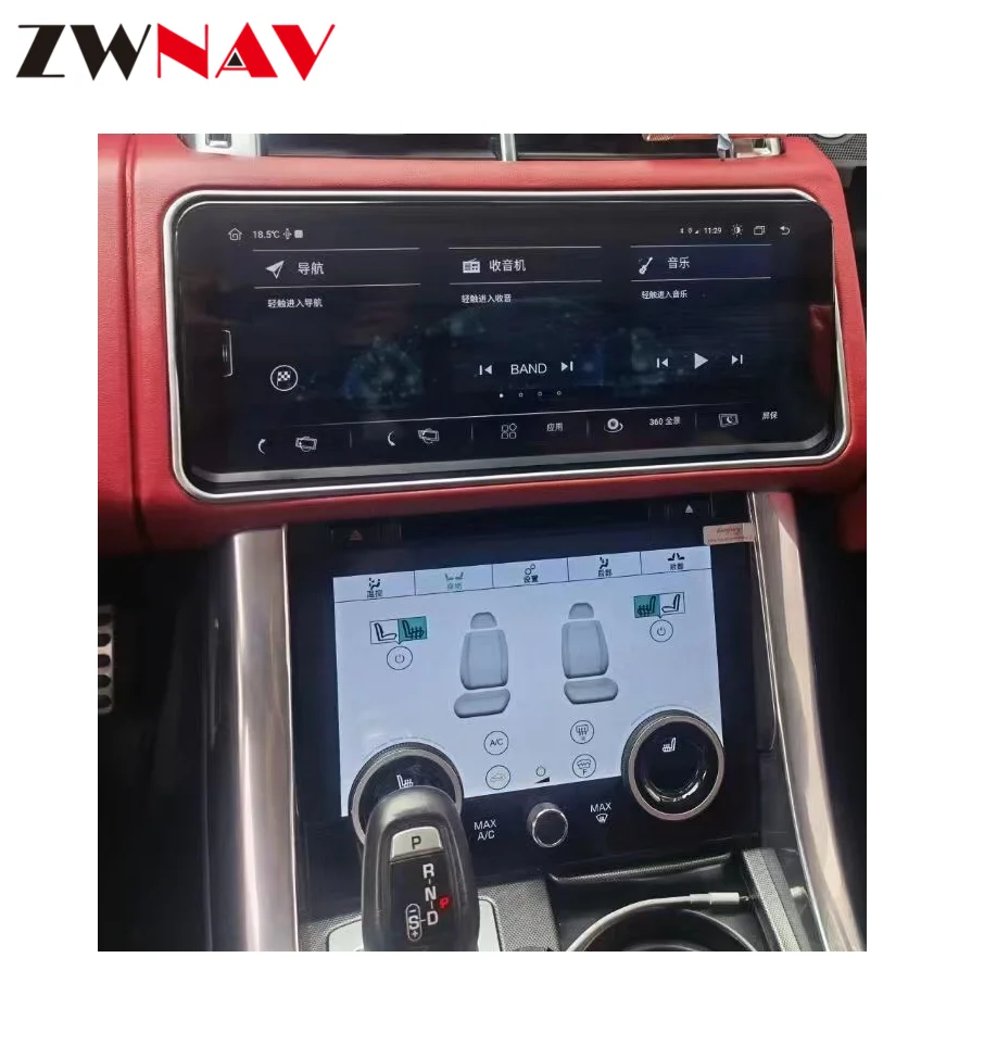 ZWNAV Android Car Radio For Range Rover Sport Android L494 Carplay 2013-2017 Stereo Radio Carplay Head Unit Multimedia Player