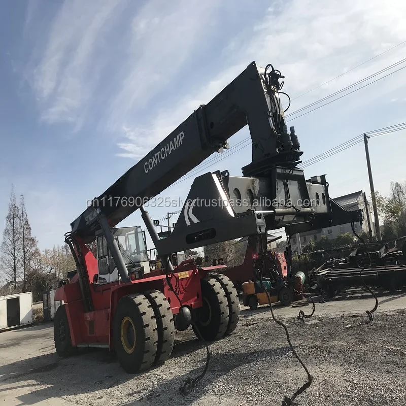 Оригинальный Швеция сделал б/у Kalmar 45 тонн Ричстакер DRF450 контейнер подъемный штабелер для продажи