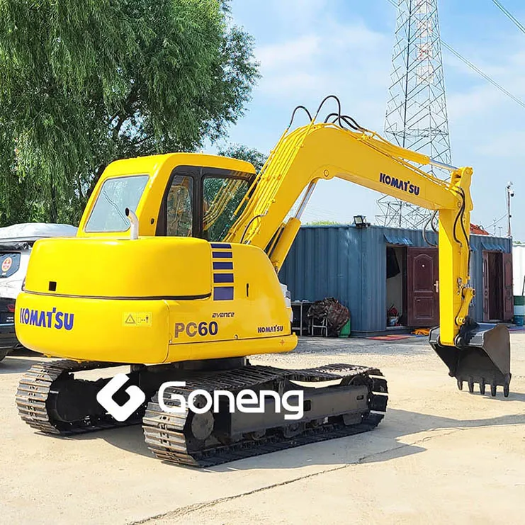 Б/у Экскаваторы komatsu, гидравлический гусеничный экскаватор komatsu pc60, экскаваторы pc 60 pc55 pc56