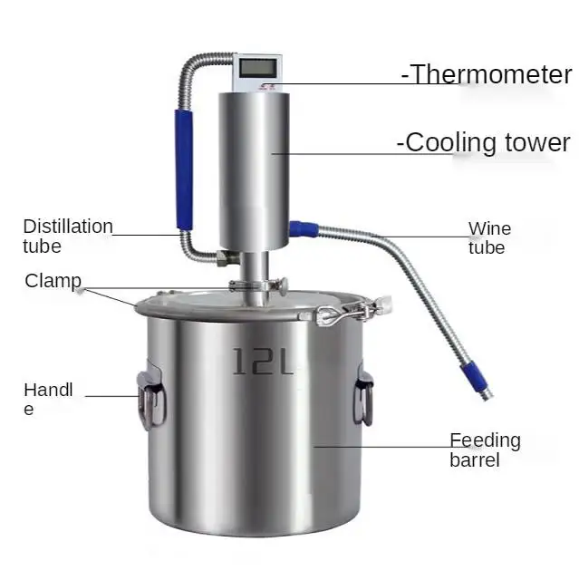 Alcohol Distilling Recovery Tower With Factory Price
