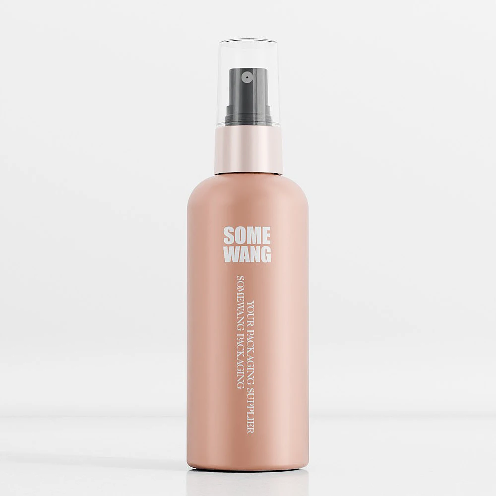 100ml PET Plastic Cosmo Boston Round Bottle Empty Lotion Container for Personal Care Packaging