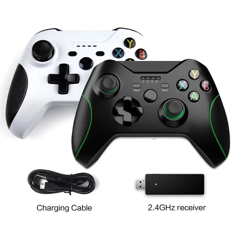 2.4G Wireless Game Controller Built-in Dual Vibration Gamepad One/sx/series SX/PC Joystick for Xbox Venom Nanoleaf Light Panels